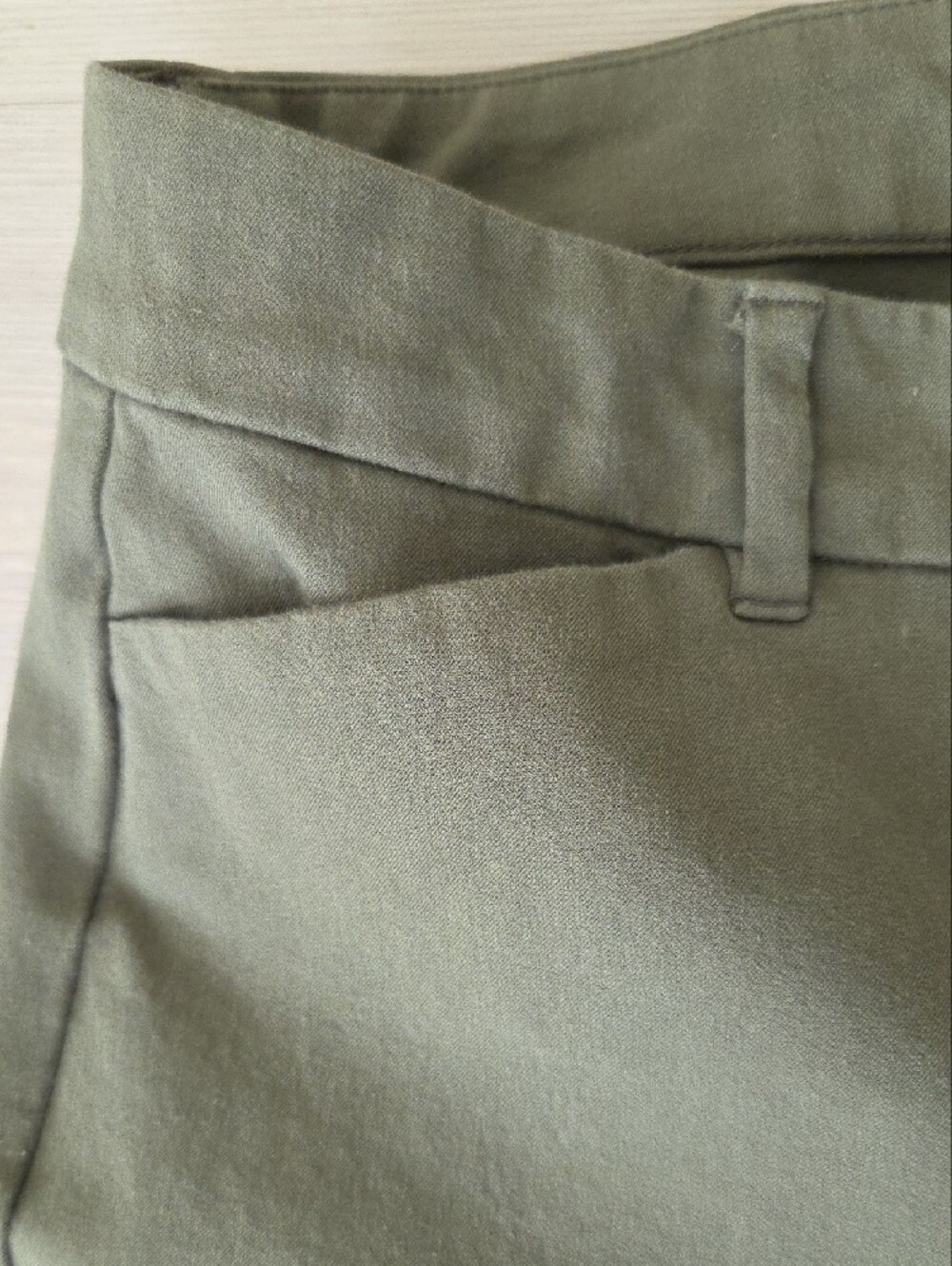 Old Navy Olive Green Straight-Leg Pants - Picture 3 of 6